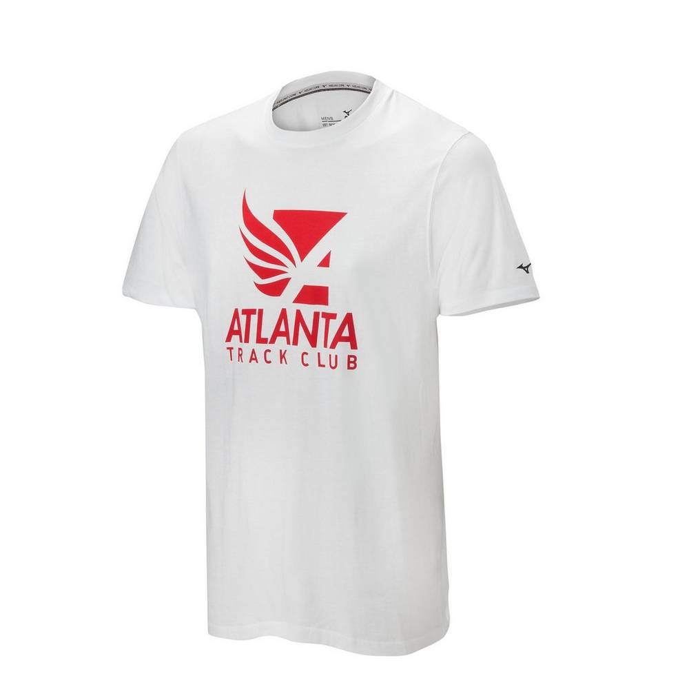 Mizuno Men's Atlanta Track Club Sport T-Shirts White (450023-TEB)